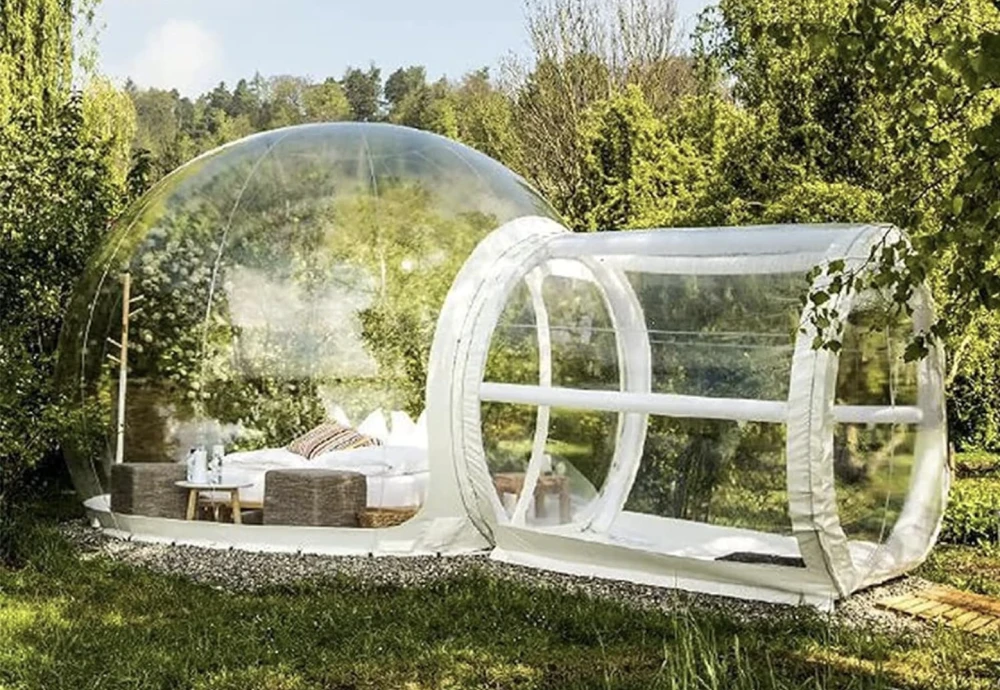 backyard bubble tent