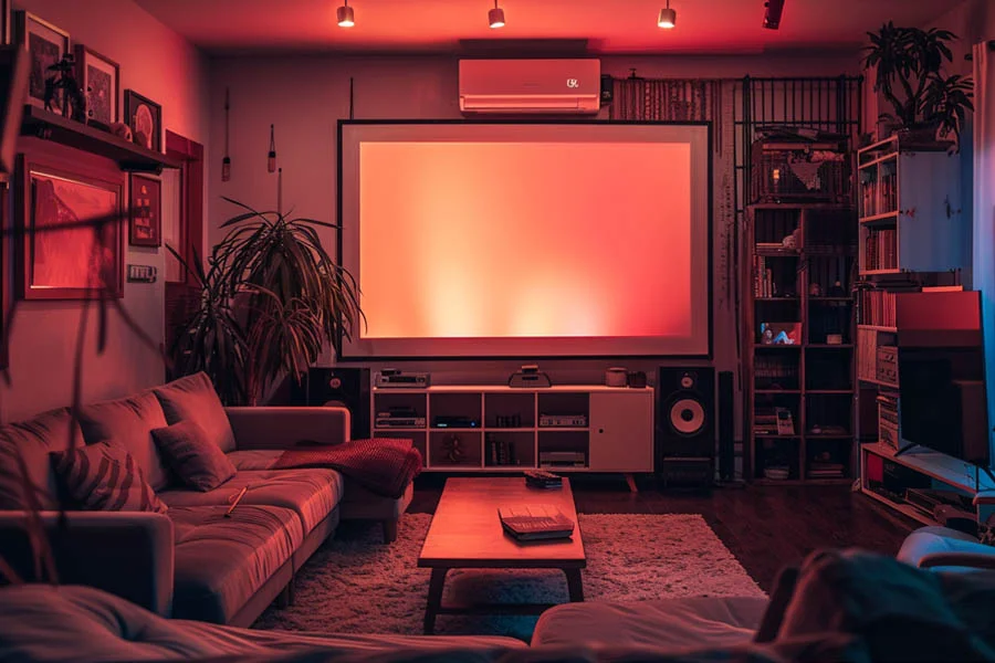 4k projector home theater